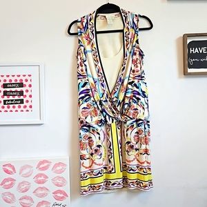 Drop waist sleeveless dress